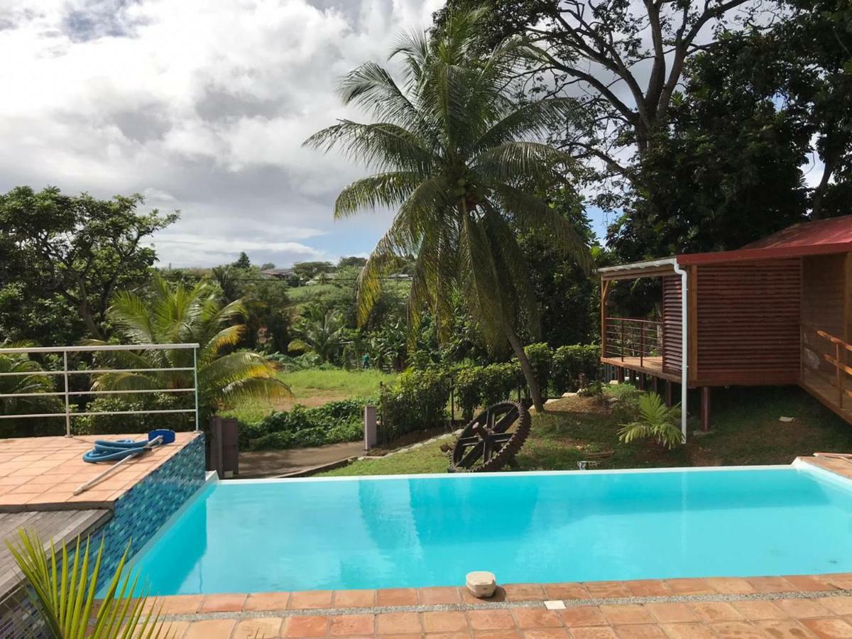 Charmant Bungalow Au Coeur De L'Ile Baie-Mahault Ngoại thất bức ảnh